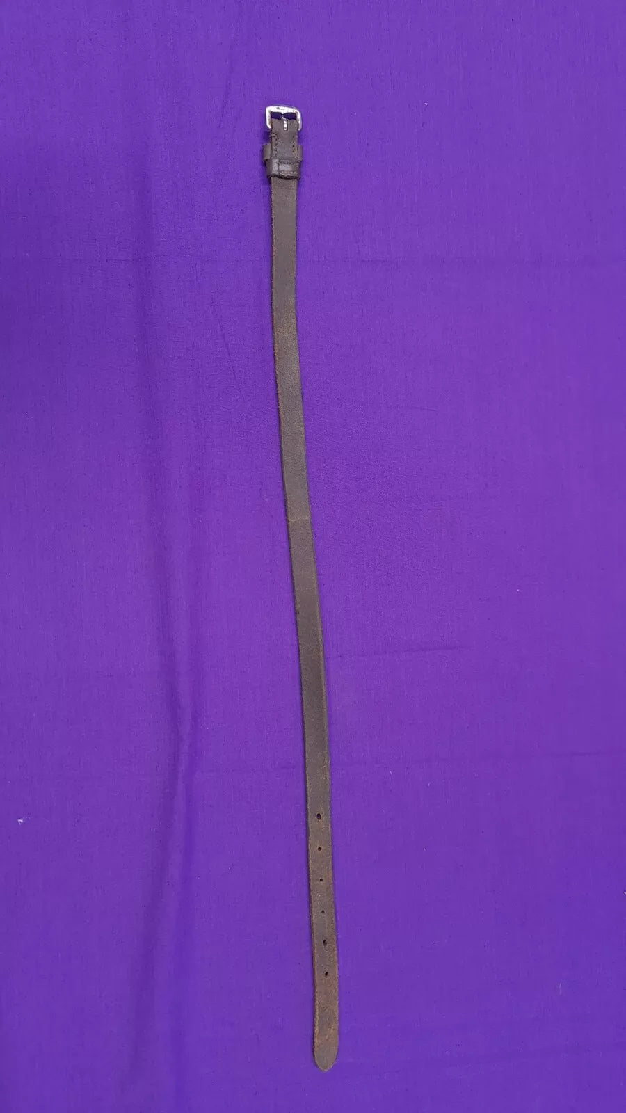 24" Thick Brown Lip Strap For Horse Bridle