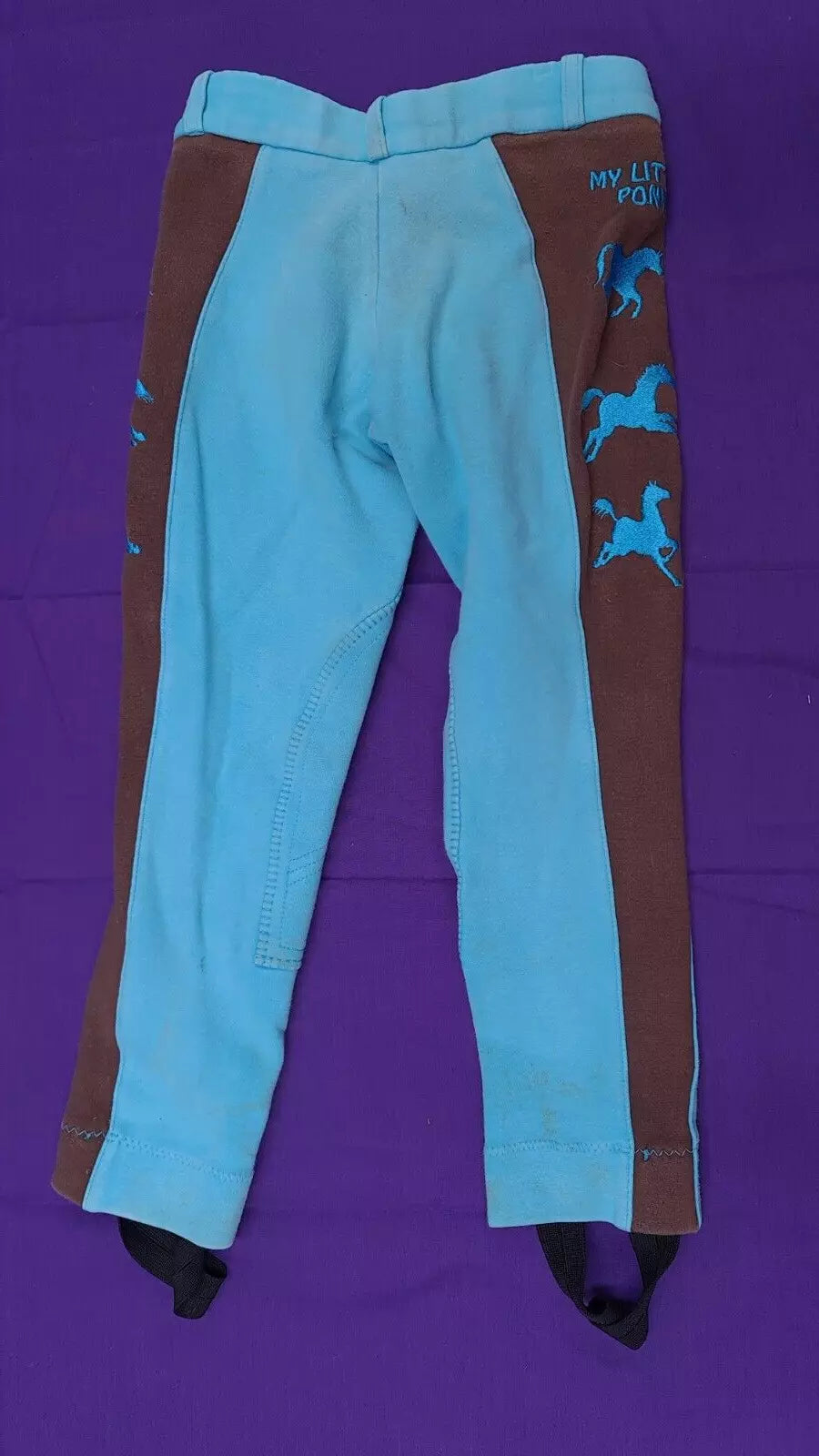 Hacked Off Childrens Blue Jodhpurs 20" 4 To 5 Years