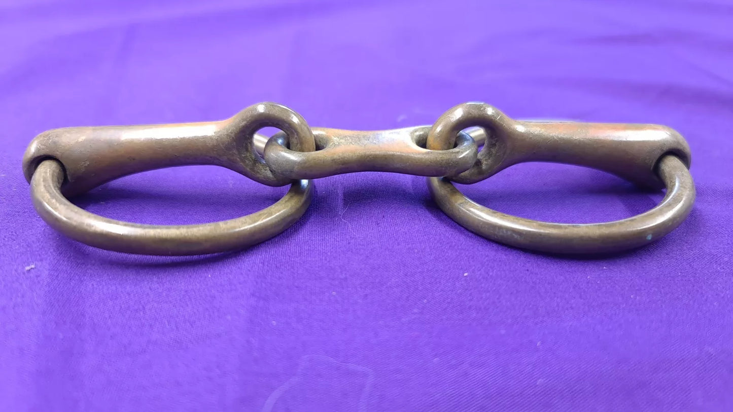 Vintage Loose Ring Snaffle With French Link 5.5" Nickel