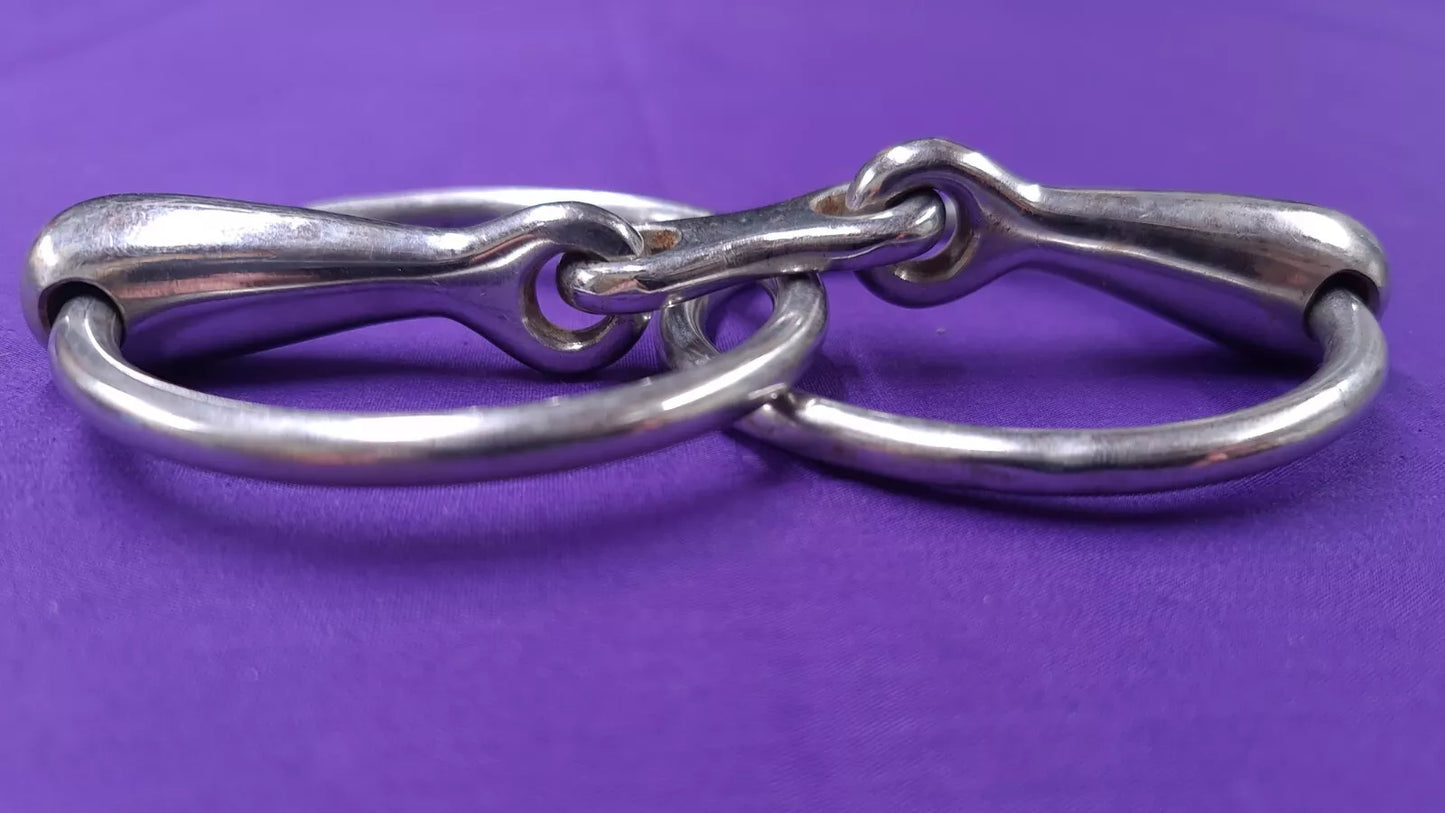 Snaffle Horse Bit Single Joint French Link 5.5"