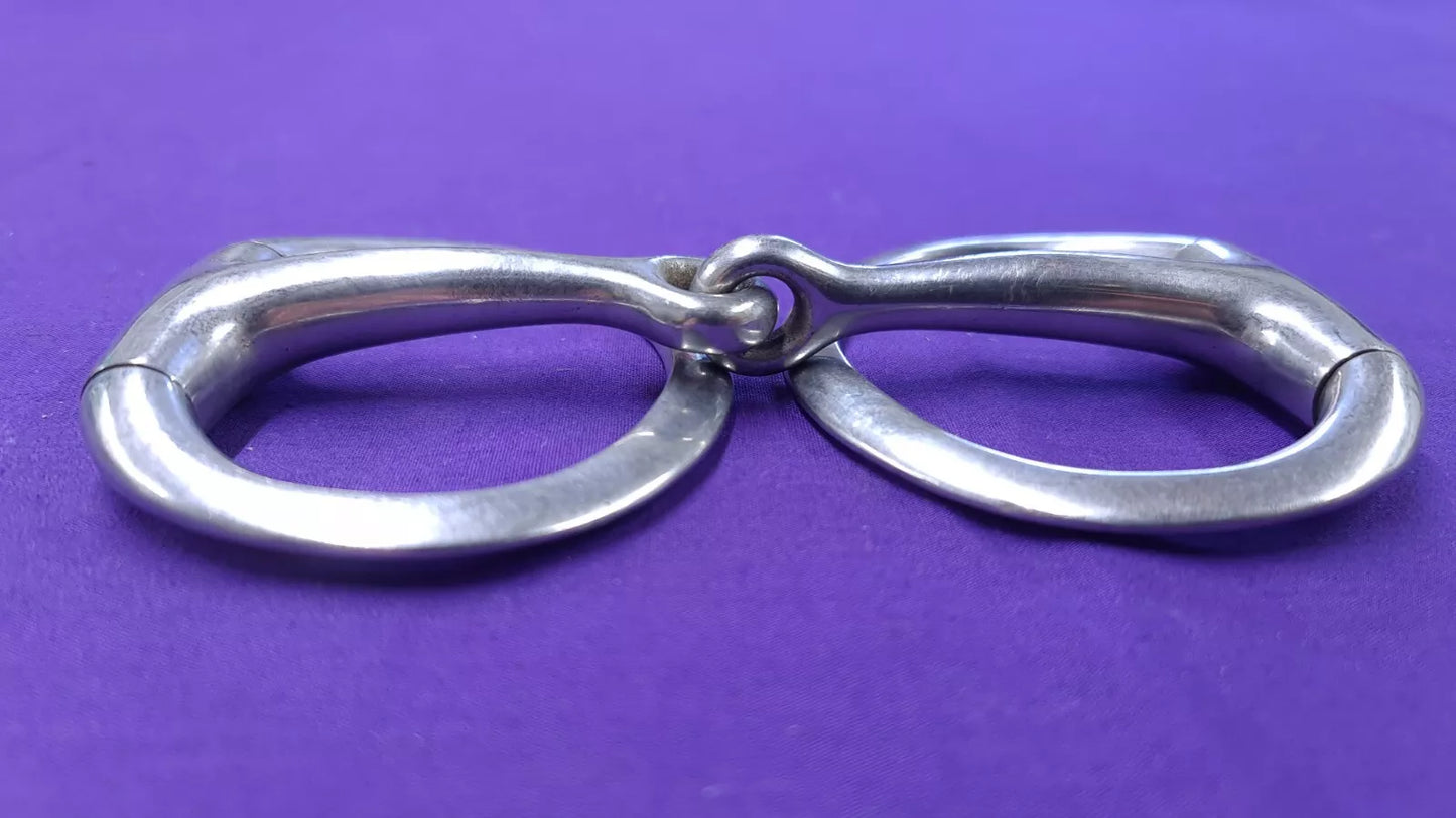 Flat Ring Single Jointed Eggbutt Snaffle 5"