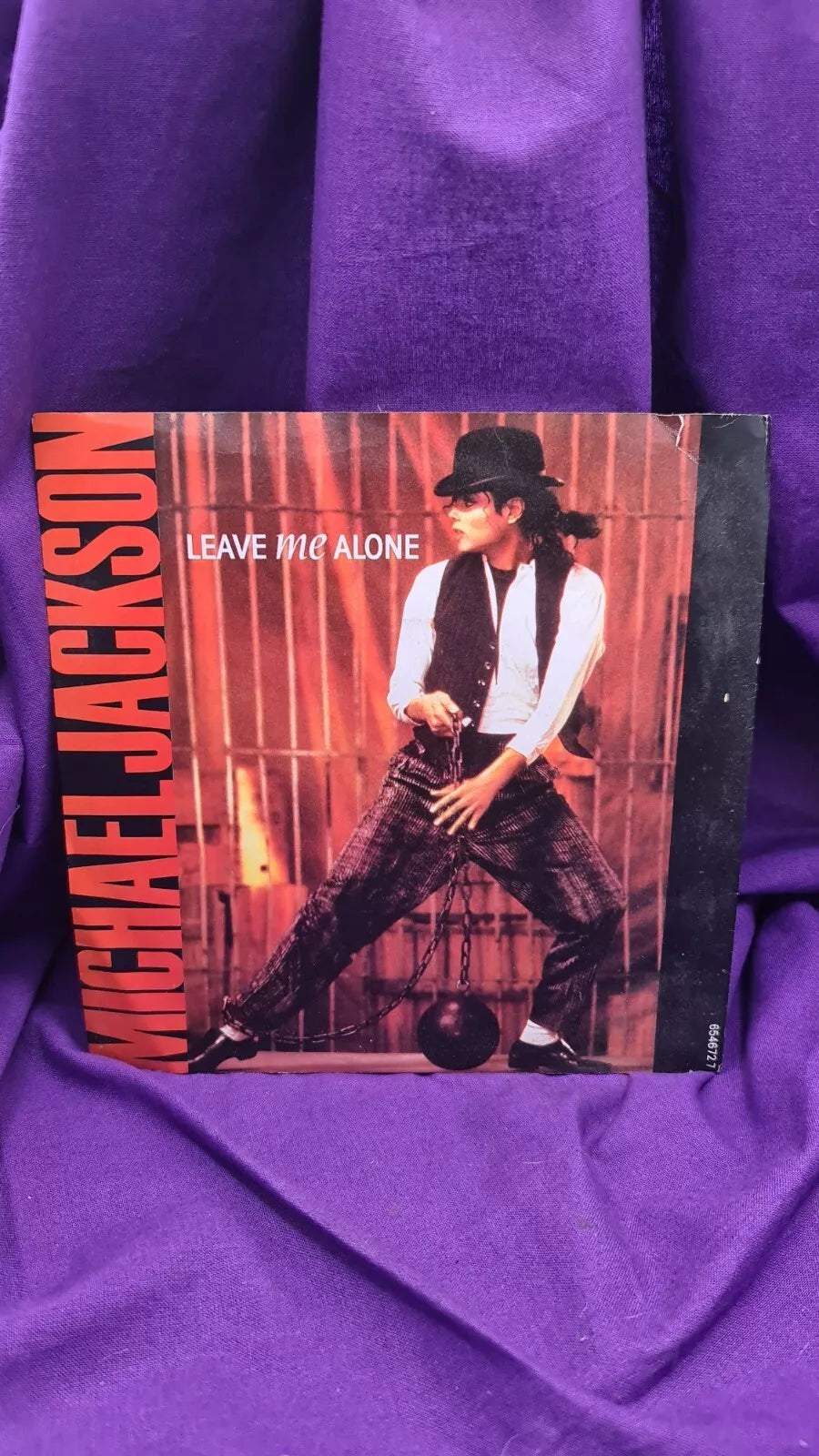 Michael Jackson Leave Me Alone Vinyl Single Record 6546727 7"