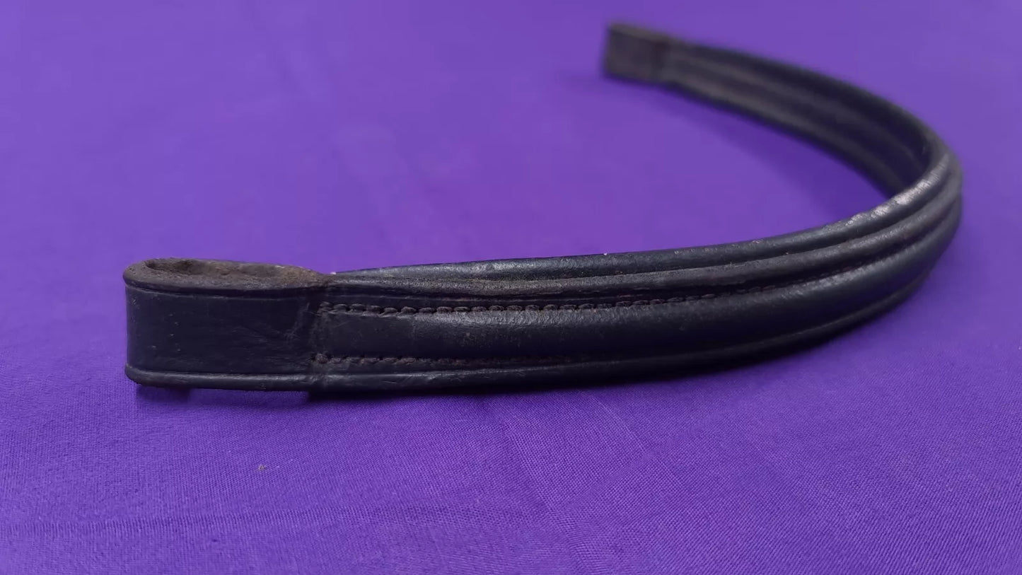 Black 14.5" Cob Size Browband