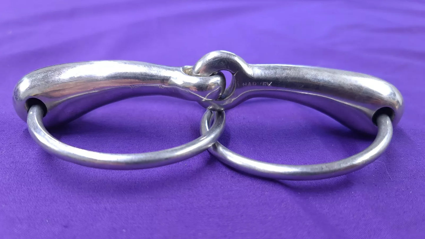 5.5" Loose Ring Snaffle Single Joint Hollow Mouthpiece