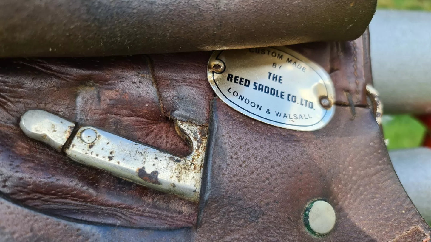 17.5" The Reed Saddler Saddle From Saddle Company Brown