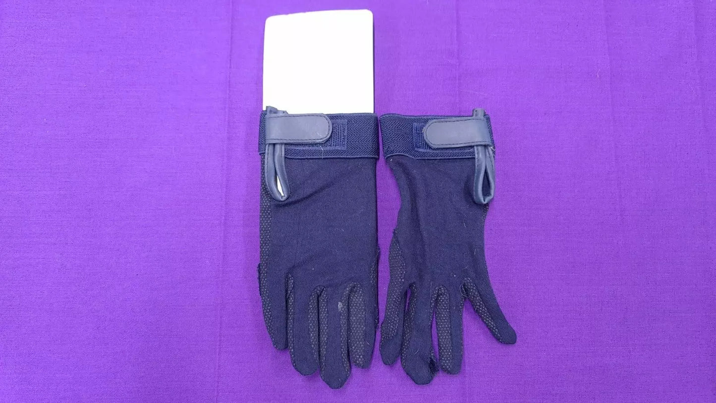 Basix XXS Navy Horse Riding Gloves