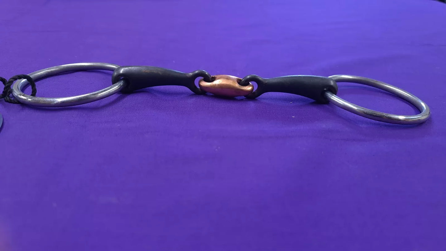 Snaffle Copper Lozenge Sweet Iron 5.5" Horse Bit