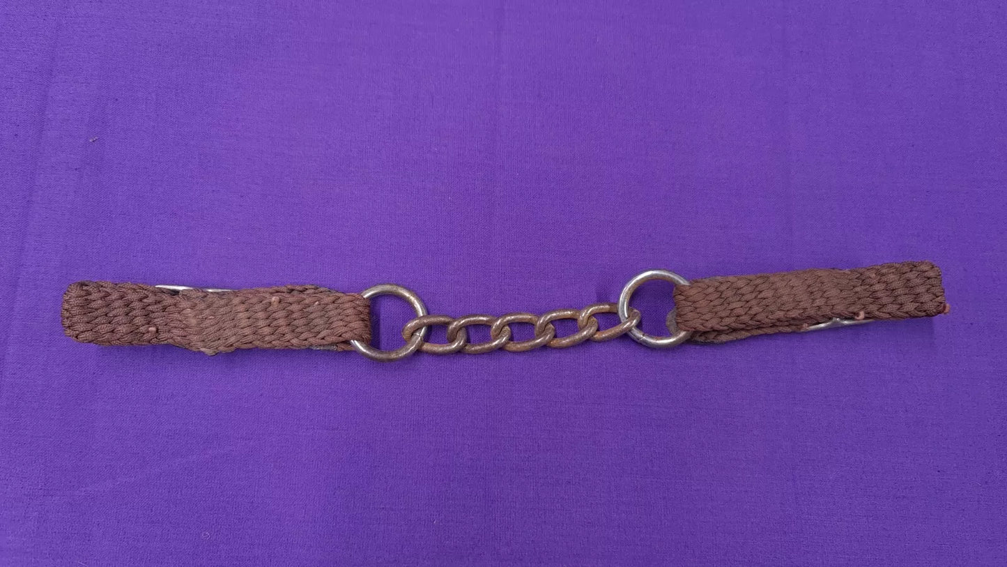 Curb Chain For Pelham Brown Webbing