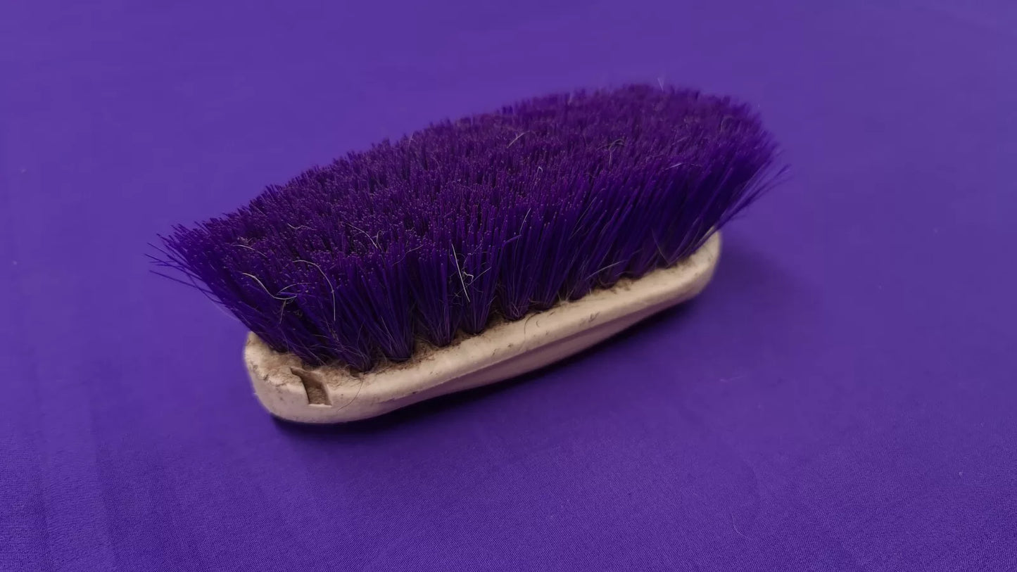 Purple Body Brush Horse Grooming