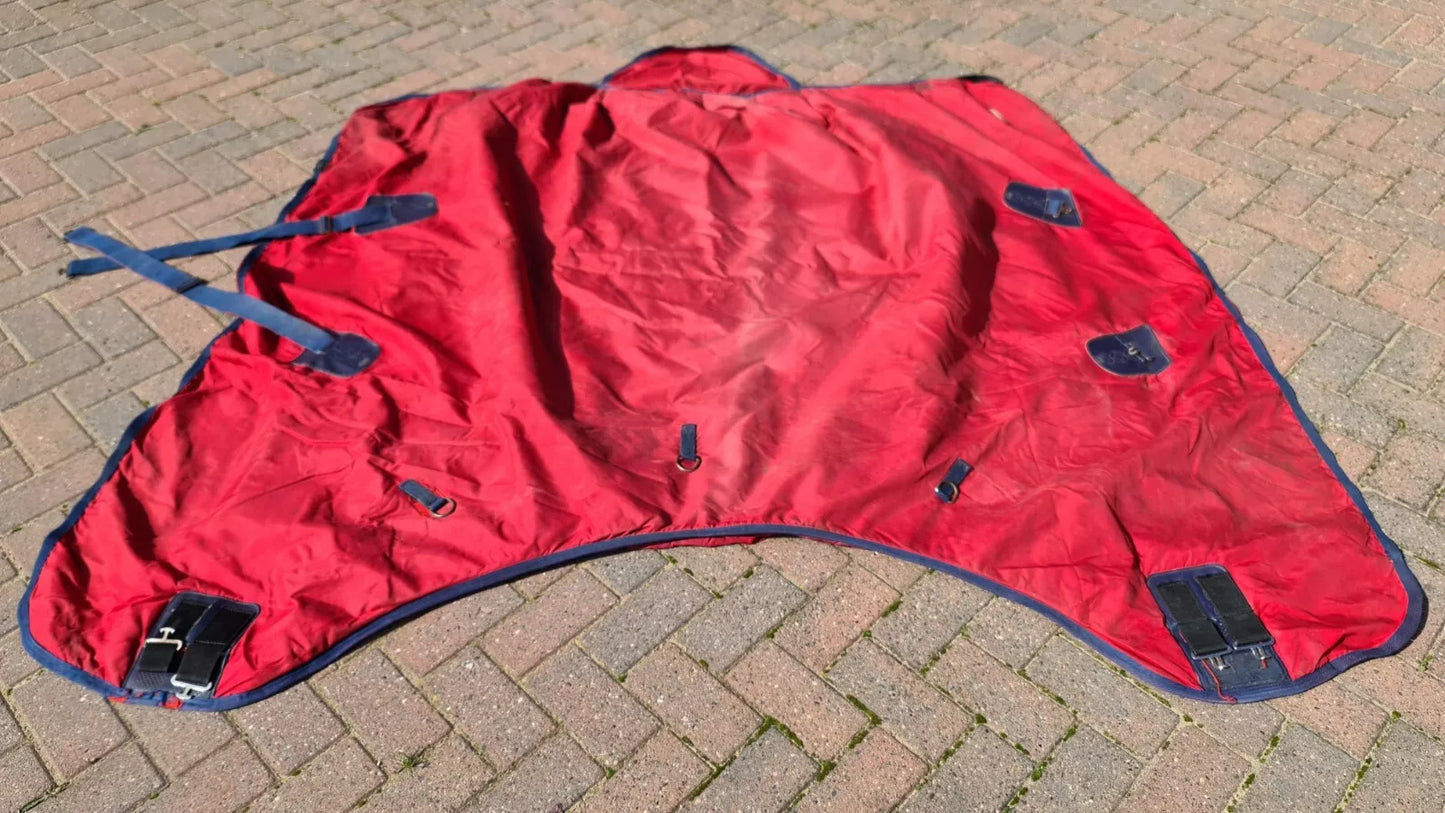 Fal-Pro Viking 6' Turnout Rug Heavy Red And Blue