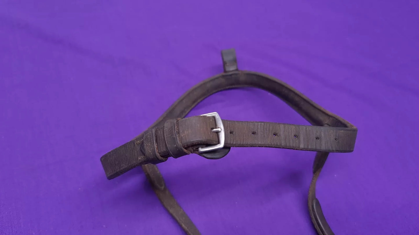 Full Noseband Brown Soft Leather