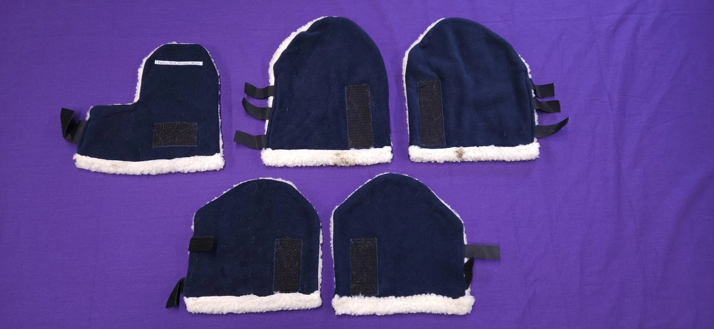 Lydees Best Dressed Minis Shetland Blue Travel Set (Travel Boots & Tail Guard) HB155