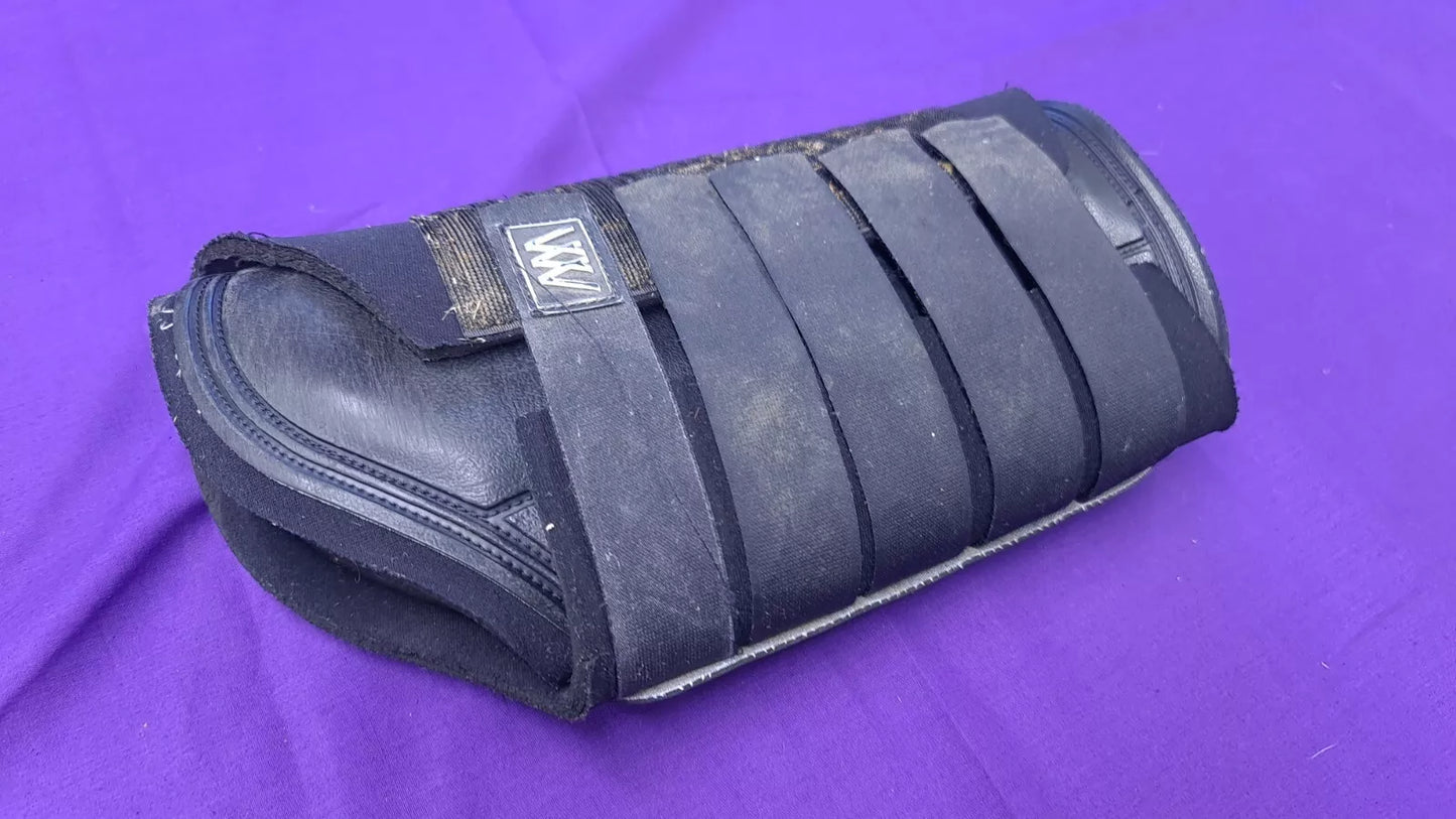 Tendon Boots Black Wolf Ware Horse Large