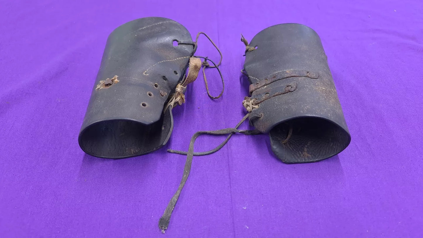 Fetlock Boots Collector's Item Vintage Leather Size Universal