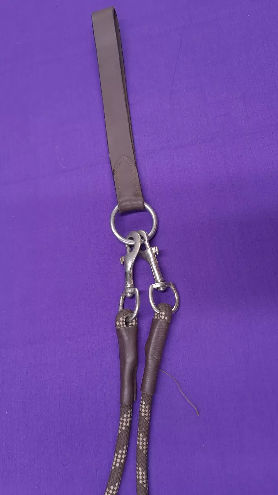 Draw Reins Brown One Size