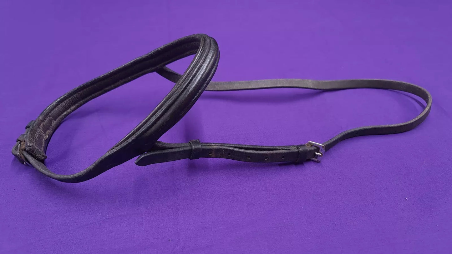 Noseband and Headpiece For Bridle Cob Sized