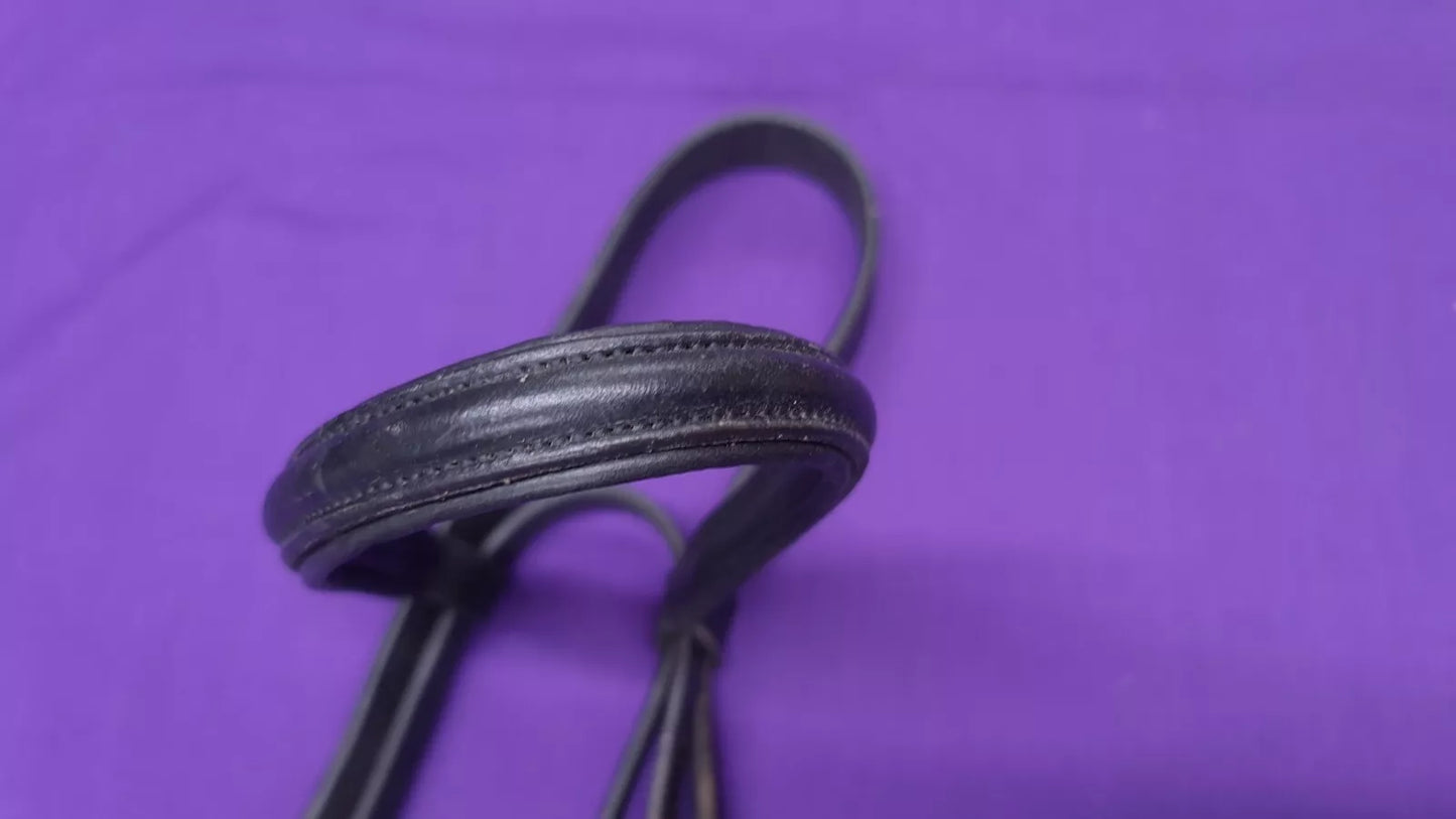 Bridle With Flash Attachment Extra Full Black