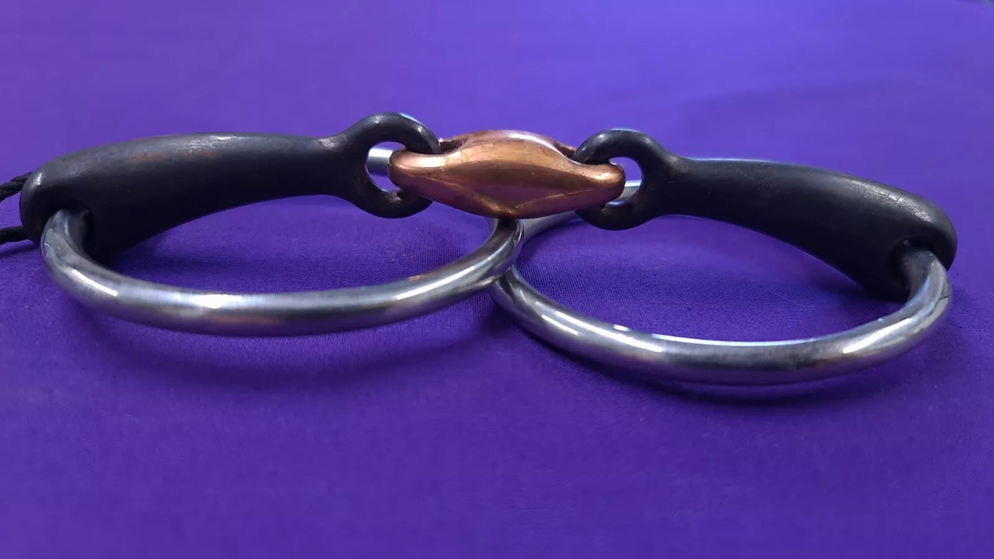 Snaffle Copper Lozenge Sweet Iron 5.5" Horse Bit