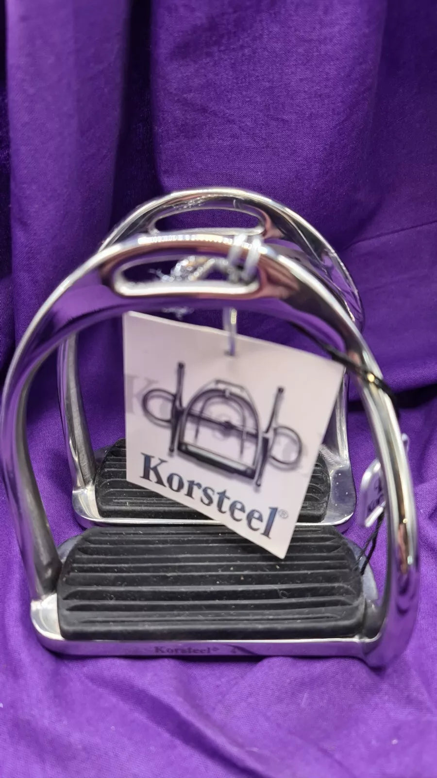 Korsteel Safety Stirrups Irons 4" Horse Riding