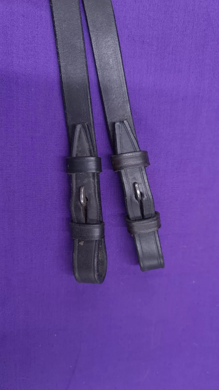 Black Leather Full Horse Riding Reins