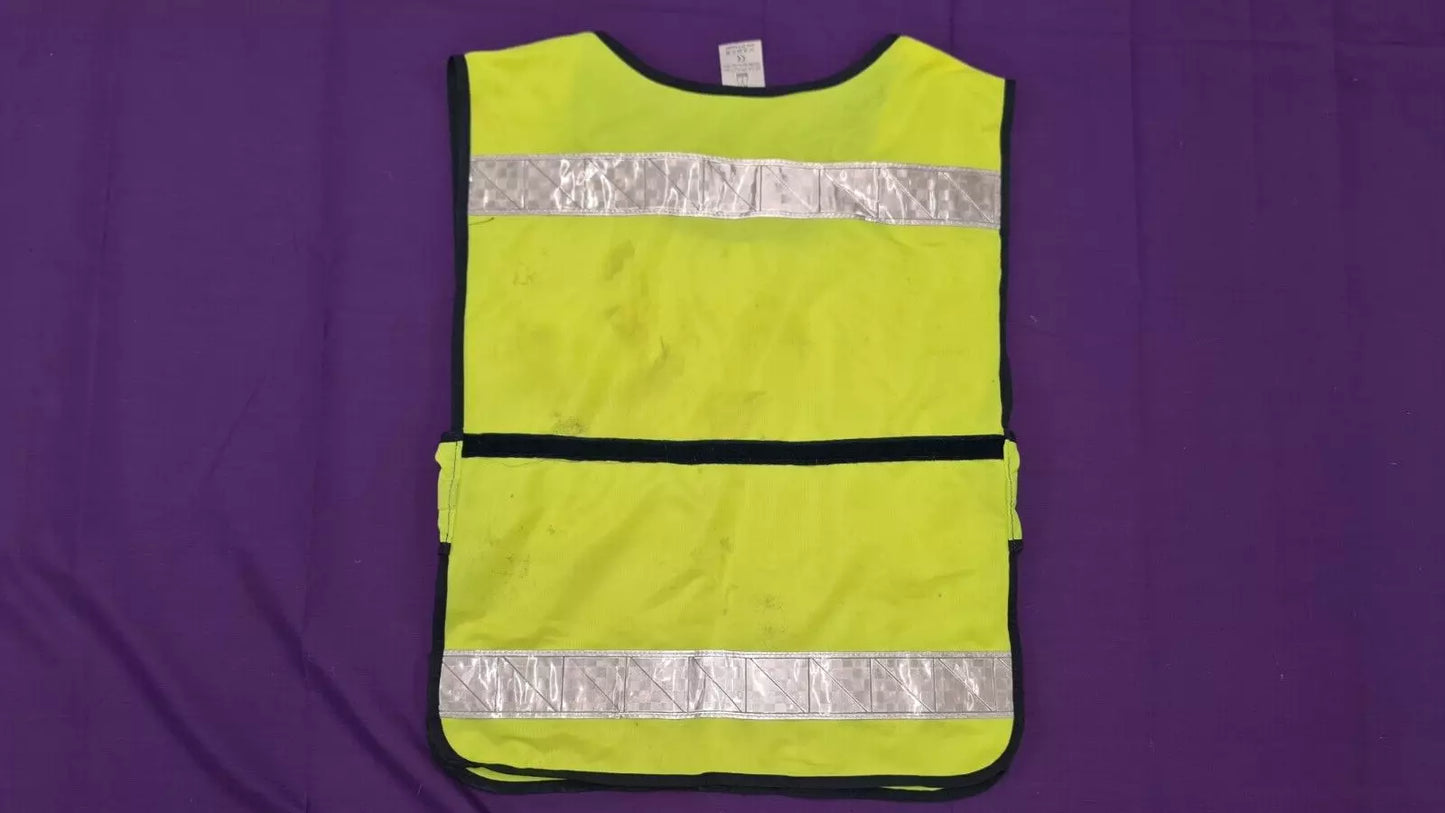 Hi-Viz Yellow Reflective Bib Size Large to XL