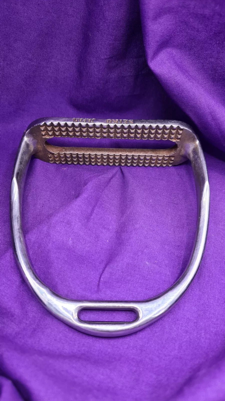 5" Vintage Japanese SEIKO Horse Riding Stirrups