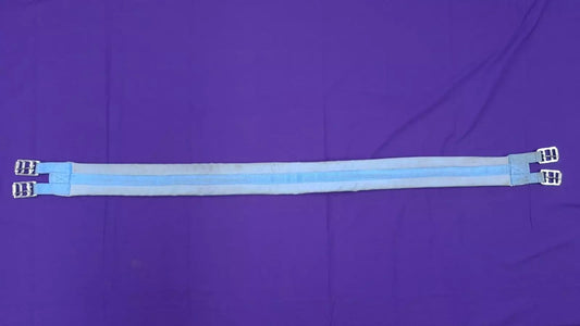 Saddle Girth Light Blue Material 52"