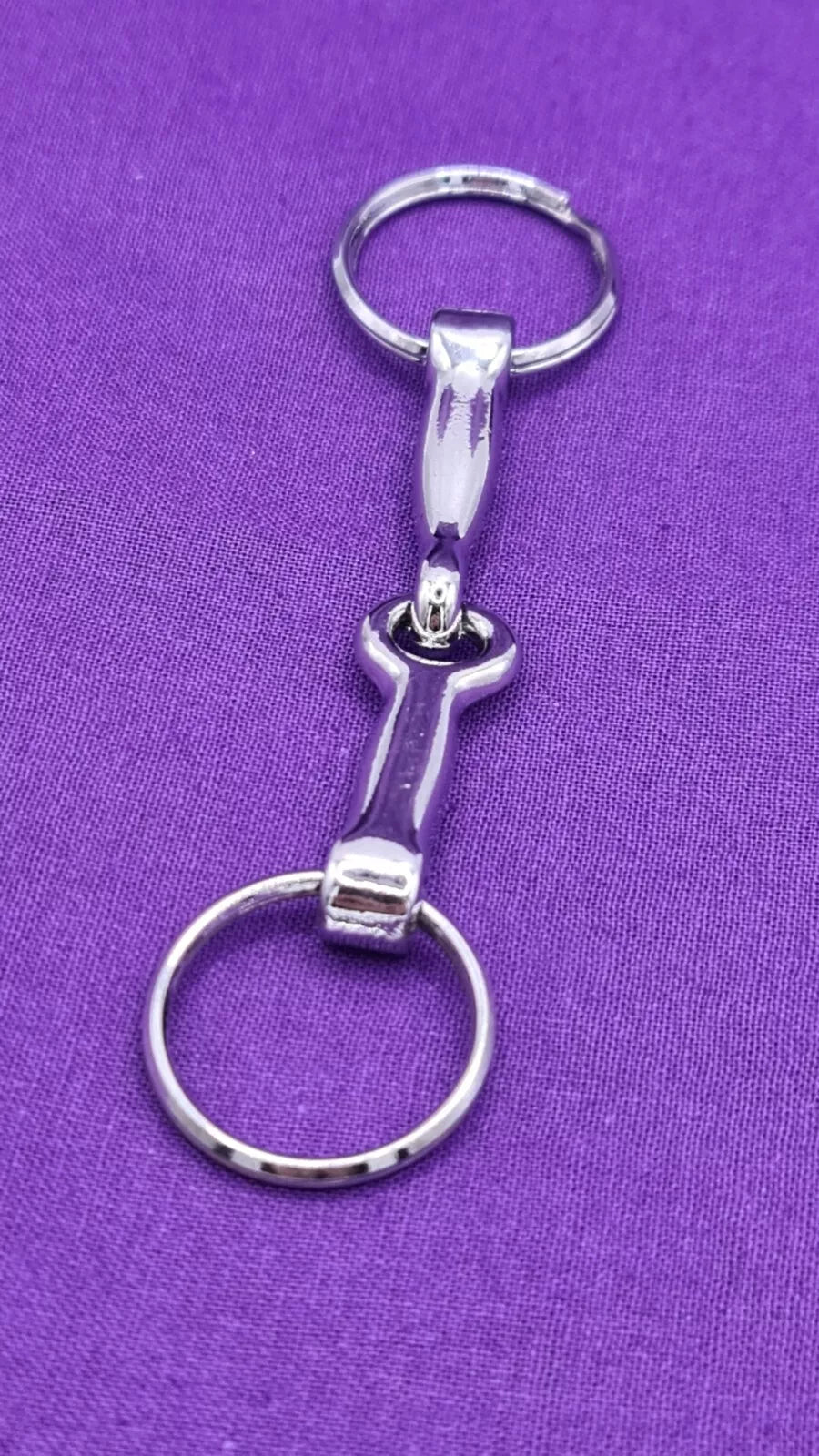 Snaffle Horse Bit Keyring For Horse Lovers and Equine Enthusiasts