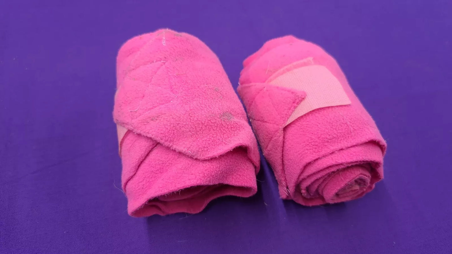 Horse Leg Bandages Set Of 4 Pink