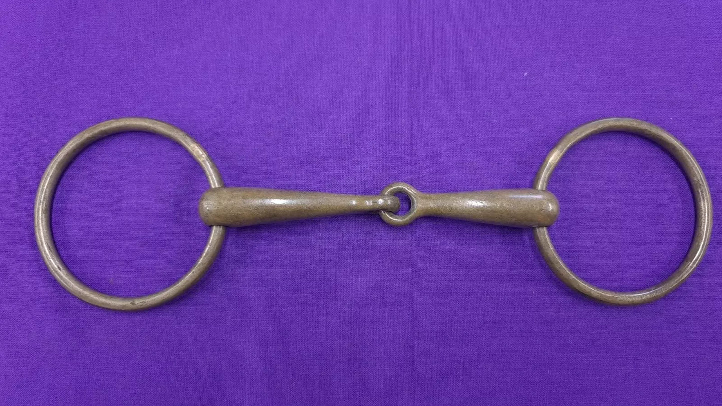 Vintage 5.5" Loose Ring Snaffle Horse Bit