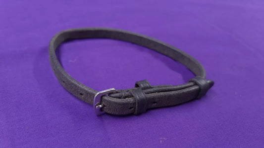 Lip Strap Flash Strap 18" Black Horse Tack