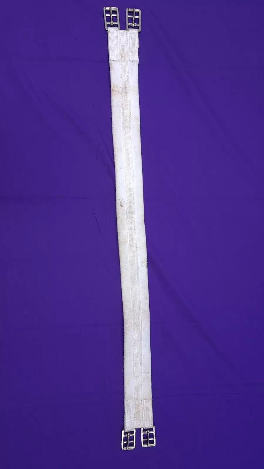 Girth 44" White Cotton Pony Horse Riding Equipment