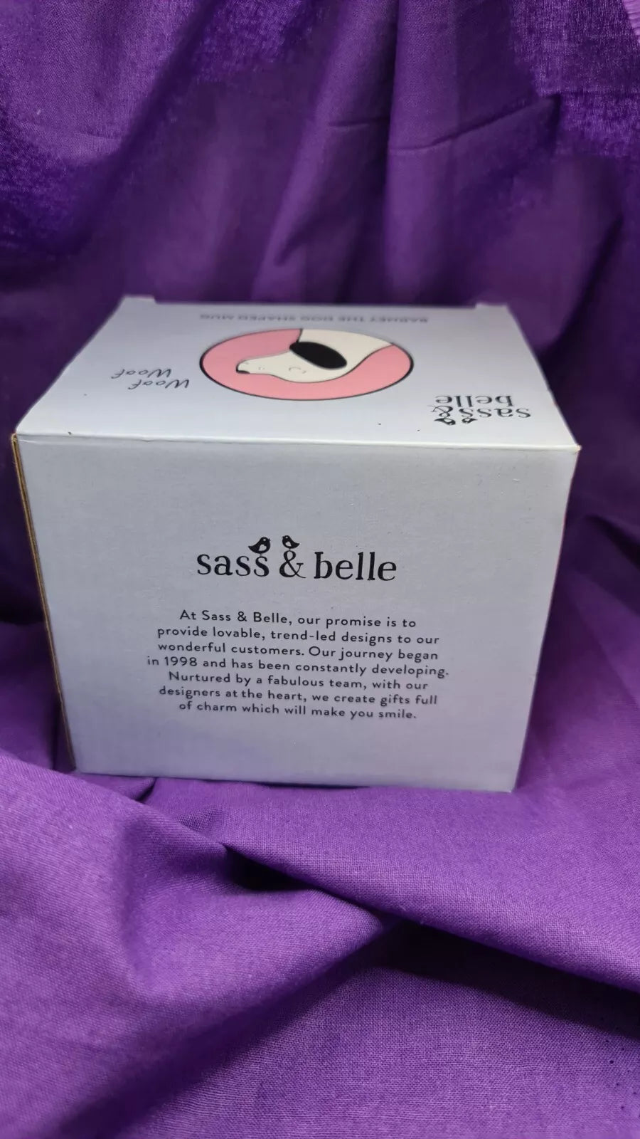 Sass & Belle Dog Lover Barney The Dog Shaped Mug Boxed New