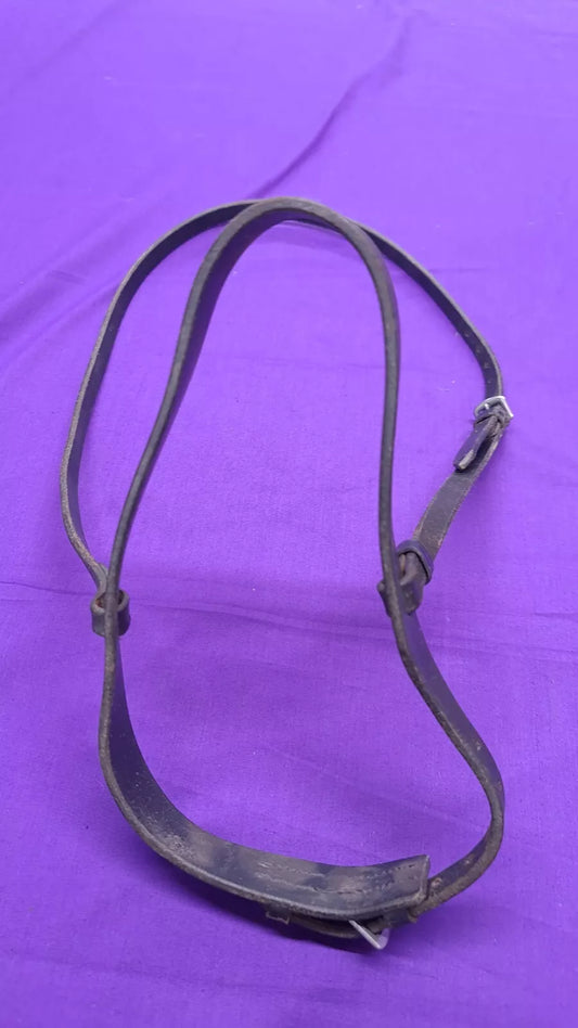 Thick Black Noseband For A Bridle Full Horse Riding Tack