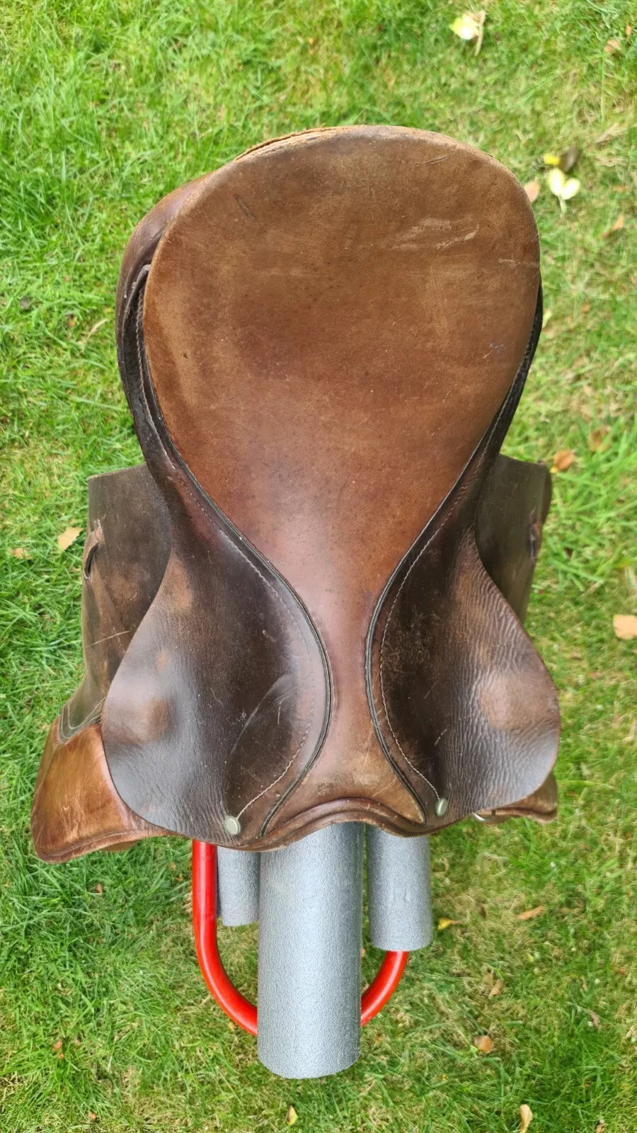 16" High Quality English Leather Saddle Polegate Dressage Brown