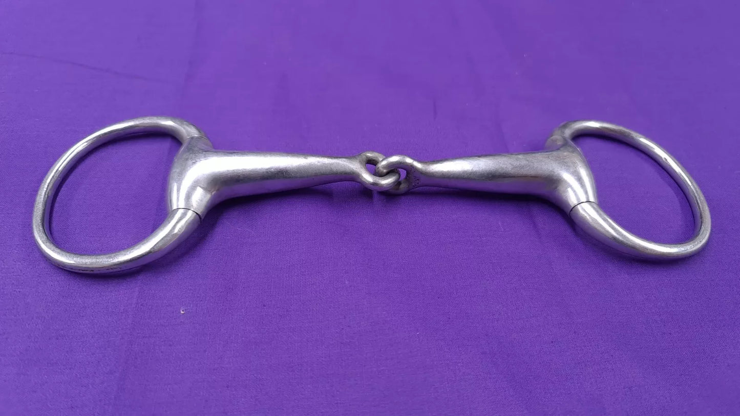 5.5" Single Joint Eggbutt Snaffle Horse Bit