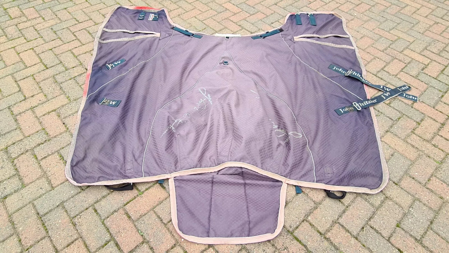 5'6 John Whitaker Turnout Rug Blue And Red