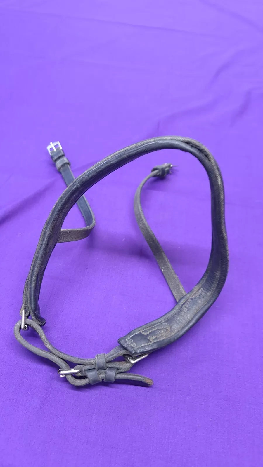 Crank Noseband Black Leather Full Horse Riding Tack