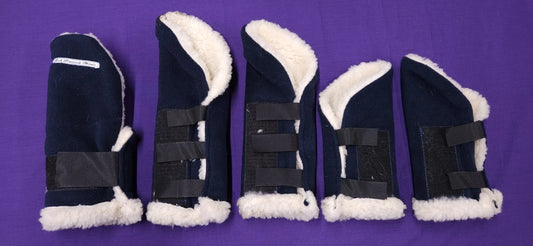 Lydees Best Dressed Minis Shetland Blue Travel Set (Travel Boots & Tail Guard) HB154