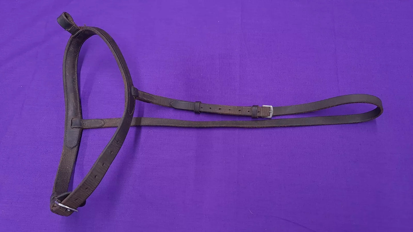 Full Noseband Brown Soft Leather