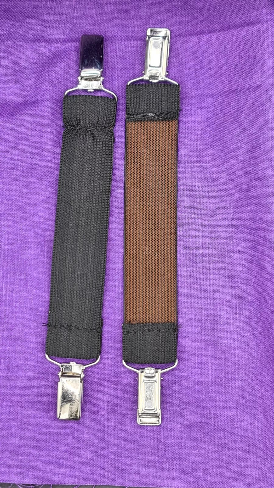 Pair of Black Eclipse Horse Riding Jodhpur Clips