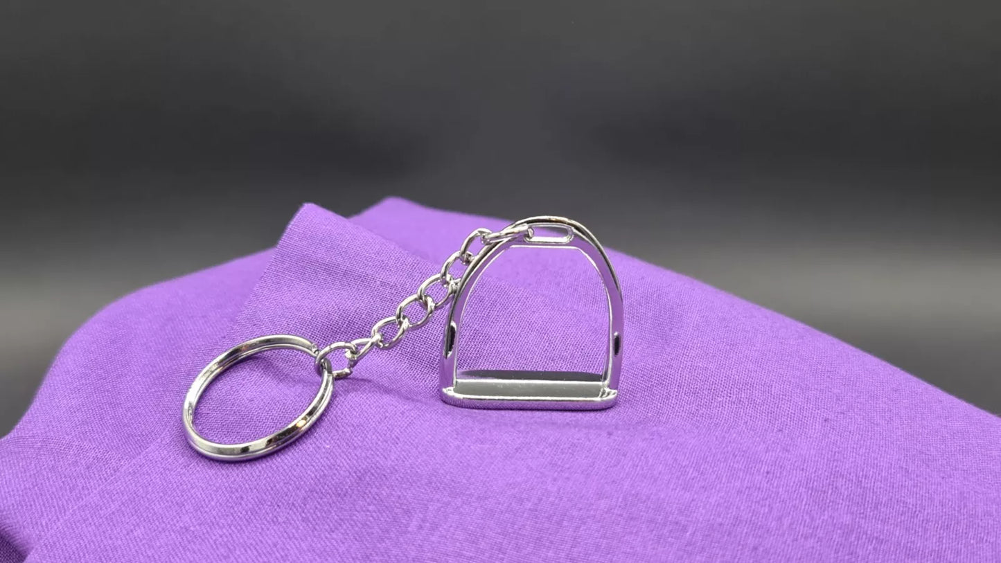 Stirrup Keyring Horse For Horse Lovers and Equine Enthusiasts