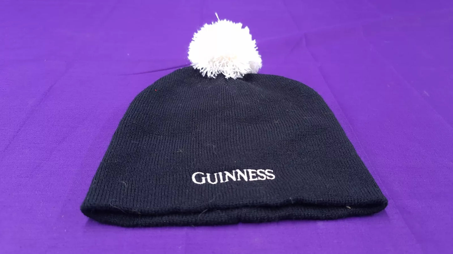 Guinness Woolie Bobble Beanie Hat