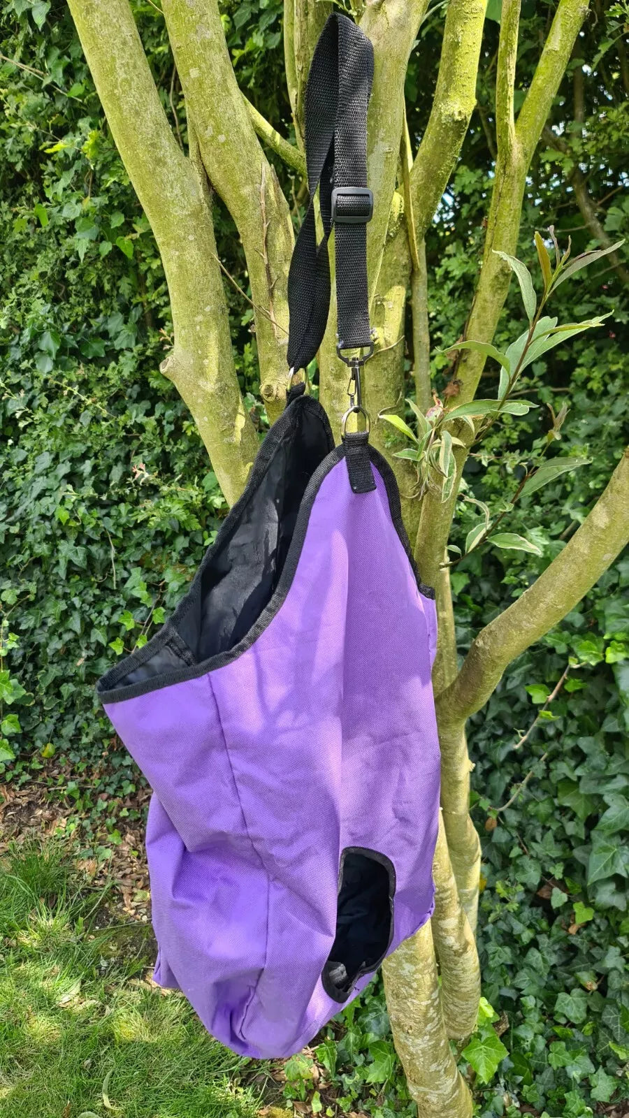 Hay Bag Purple For Horse Pony