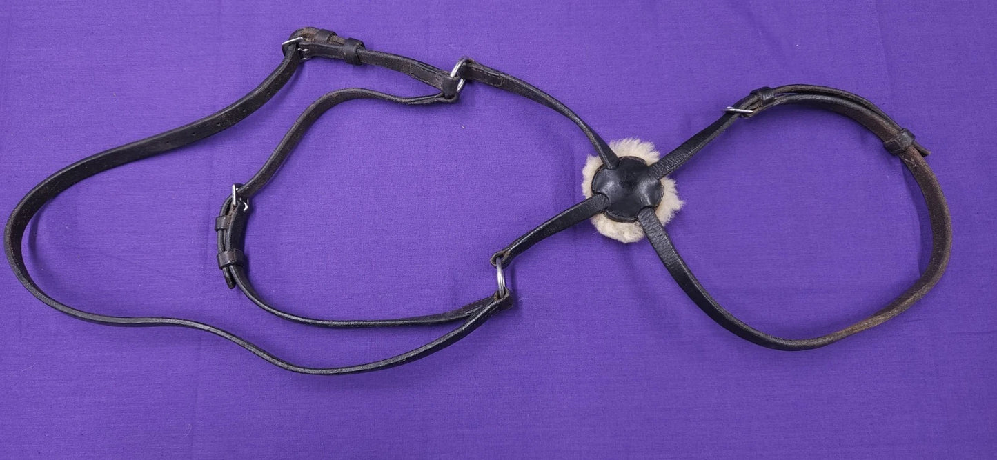 Full Size Black Horse Grackle Noseband BR421