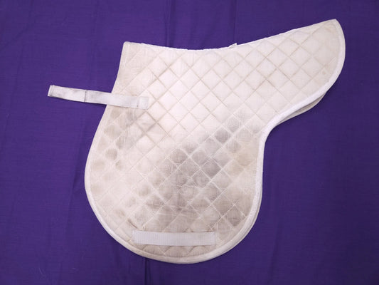 Cottage Craft White Pony Sized Horse Numnah / Saddle Pad N100