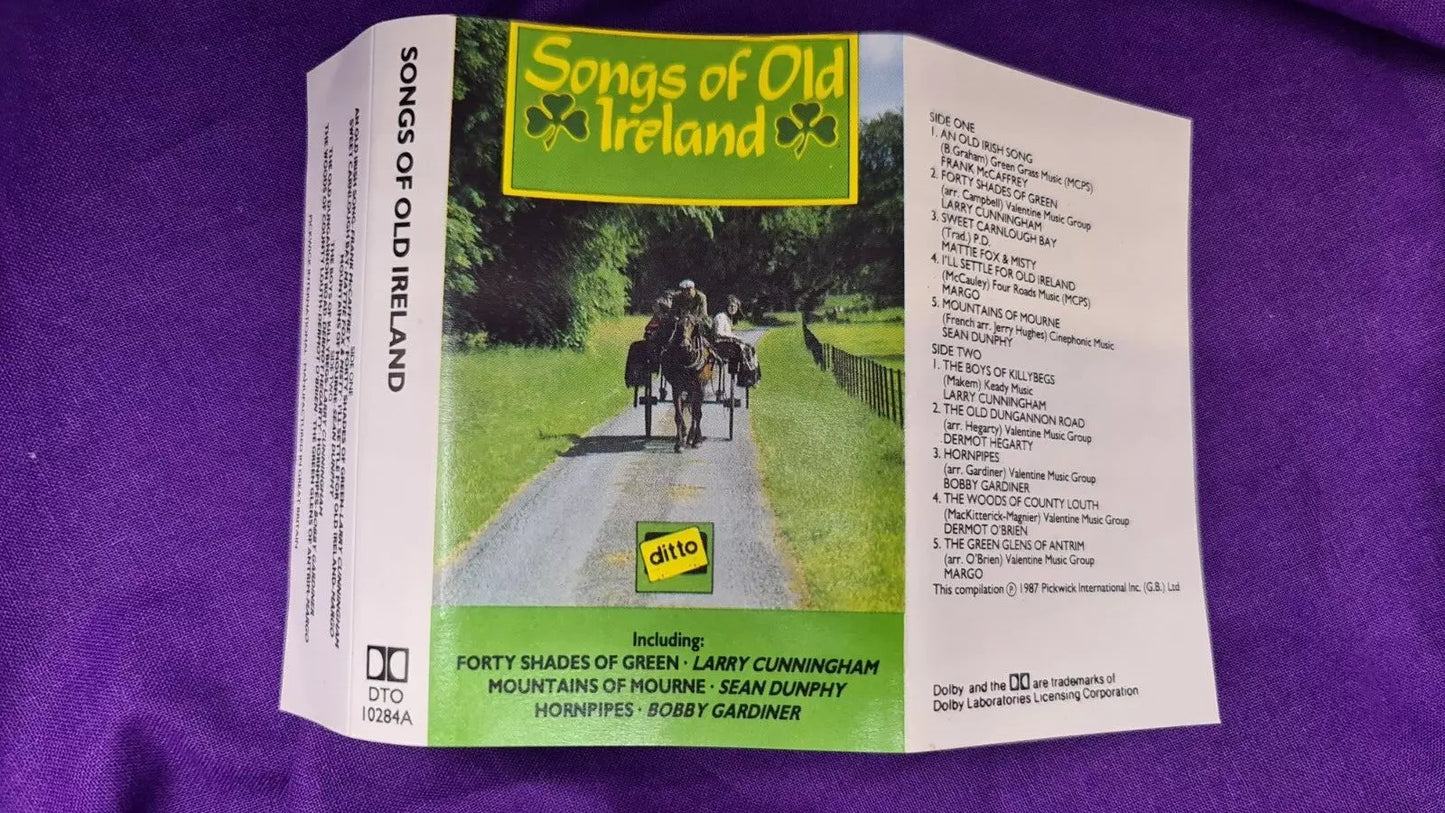 Songs Of Ireland Cassette Various Artists DTO 10284A & 10284B