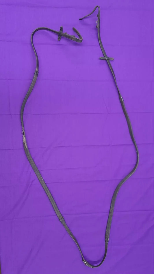 Black Full Grippy Horse Riding Reins Full