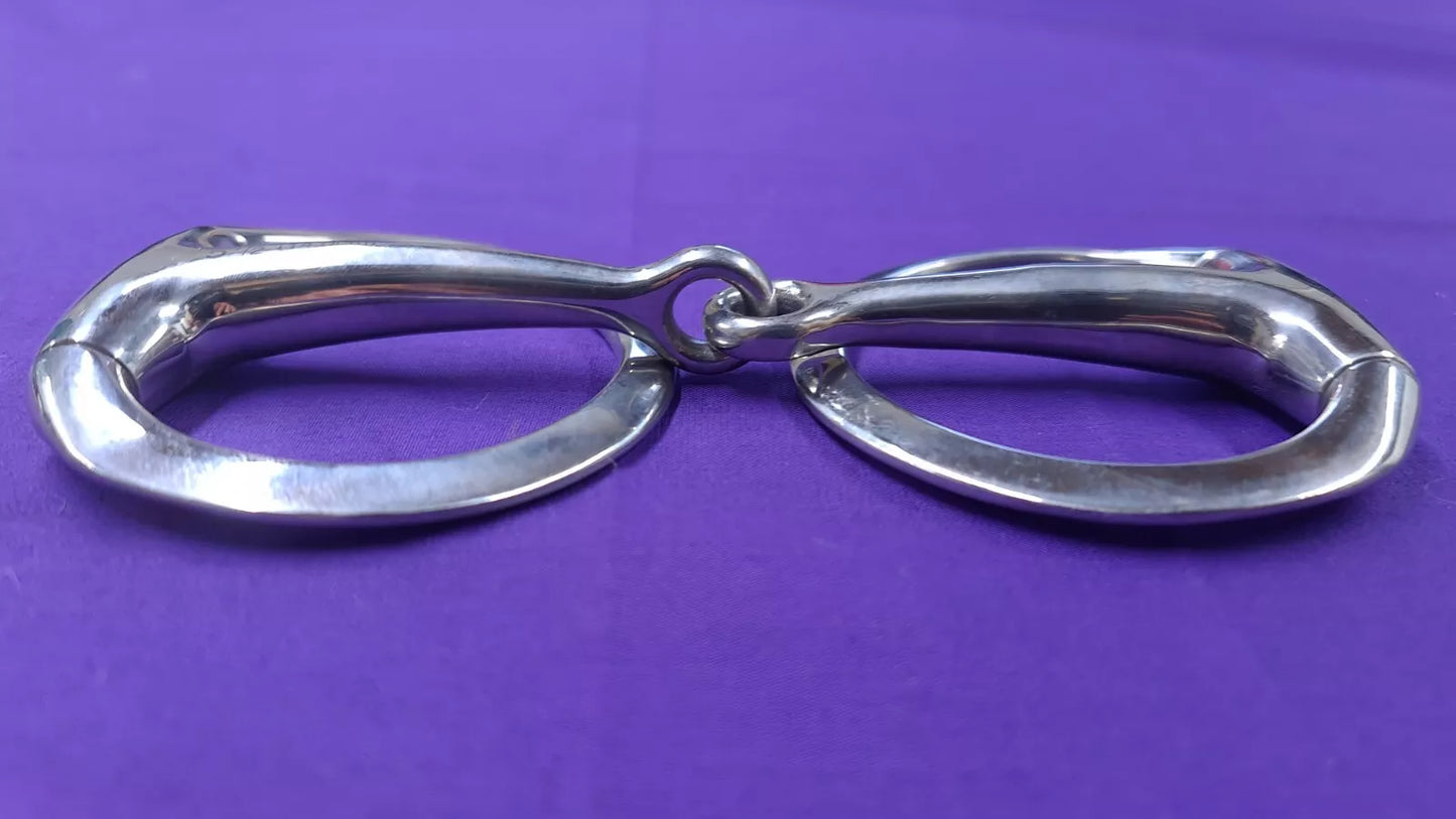 Flat Ring Eggbutt Snaffle Single Joint 5.5"