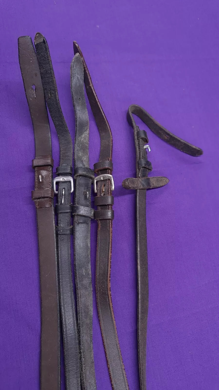 Single Reins - Five, Brown And Black